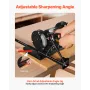 VEVOR Multi-Grind Sharpening System, Vari-Grind Pro Sharpening Jig Kit til 6" & 8" bænkslibere – med platform, lang støtte