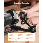 Multi-Grind Sharpening System, Vari-Grind Pro Sharpening Jig Kit for 6" & 8" Bench Grinders – with Platform, Long Support Arm & 
