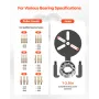 36-in-1 Bearing Puller Set, 36 PCS 3-Jaw Hook Puller for Internal External Bearings and Bearing Without Inner Shaft, Multifuncti