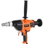 Diamond Core Drilling Machine, 20-160 mm Drilling Diameter, Handheld Dry and Wet Concrete Core Drill Rig with 4 Drill Bits, 0-18