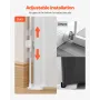 Retractable Baby Gate, 870 mm Tall, Extends up to 1800 mm Wide, Retractable Gate for Kids or Pets, Mesh Material, Easy to Instal