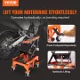 Hydraulic Motorcycle Lift Table 158.8 kg Dirt Bike Scissor Jack Stand