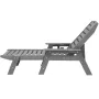Chaiselong Chair, 181 kg Vægtkapacitet, 6 Positioner Justerbar