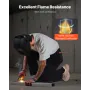 FR Pants for Men, 100% Cotton, Flame-Resistant Cargo Pants with Multi-Pockets and Elastic Waist, Reinforced Tear-proof Stitching