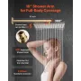 Shower Faucet Set, Rainfall Bathroom Shower System with 12-Inch (30.5cm) Square Rain Shower Head and Handheld Spray, Wall Mounte