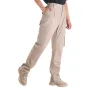FR Pants for Men, 100% Cotton, Flame-Resistant Cargo Pants with Multi-Pockets and Elastic Waist, Reinforced Tear-proof Stitching