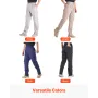 VEVOR FR Pants for Men, 100% Cotton, Flame-Resistant Cargo Pants with Multi-Pockets and Elastic Waist, Reinforced Tear-proof Sti