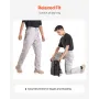 FR Pants for Men, 100% Cotton, Flame-Resistant Cargo Pants with Multi-Pockets and Elastic Waist, Reinforced Tear-proof Stitching