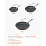VEVOR Frying Pan Skillet, Aluminum Egg Fry Pans, 3 Piece (200, 270, 300 mm), Nonsitck Ceramic Heavy-Duty Skillets with Heat-Resi