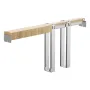 Pocket Door Frame Kit, for 610-762mm Wide 2032mm High Door, Pocket Door Kit with Two-Way Soft Close Mechanism, Slide Smoothly Qu