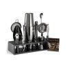 Cocktail Shaker Set 13pcs Bartender Kit Rustfrit stål Bar Tools Gunmetal