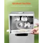 Commercial Sugar Cane Juicer, 800W Electric Sugarcane Juicer Machine with 300KG/H High Output, 4 Stainless Steel Rollers, Sugar 