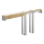 VEVOR Pocket Door Frame Kit, til 610-813 mm bred 2032 mm høj dør, Pocket Door Kit med to-vejs blød lukkemekanisme, glide glat