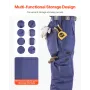 FR Pants for Men, 100% Cotton, Flame-Resistant Cargo Pants with Multi-Pockets and Elastic Waist, Reinforced Tear-proof Stitching