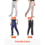 VEVOR FR Pants for Men, 100% Cotton, Flame-Resistant Cargo Pants with Multi-Pockets and Elastic Waist, Reinforced Tear-proof Sti