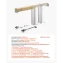 VEVOR Pocket Door Frame Kit, for 610-914mm Wide 2032mm High Door, Pocket Door Kit with Two-Way Soft Close Mechanism, Slide Smoot