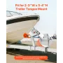 Bådtrailer spilstativ med rulle, 544 kg spil & 51 mm x 7,6 m