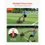 Weight Sled, Steel Power Sled, Fitness Strength Training Sleds for Athletic Exercise Speed Improvement, Workout Fitness Equipmen