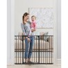 Baby Gate 26-48 inches Justerbar bredde 36 tommer høj hundeport sort