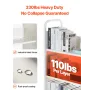 rullende biblioteksbogsvogn, 150 kg Kapacitet, 77 x 38 x 122 cm
