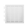 Return Air Filter Grille Fits W20 x H20 In Duct Opening Air Vent Cover