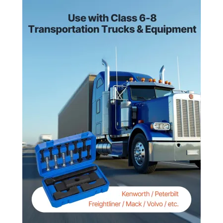 VEVOR ågaftrækker, lavet til klasse 6-8 transportlastbiler og udstyr, værktøjssæt til fjernelse af tunge åg, biler åg Pul