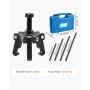 VEVOR Harmonic Balancer Puller Kit, justerbar 3-kæber aftrækker passer til de fleste nye modeller af køretøjer, 3-kæber