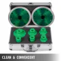 6 PCS Diamond Hole Set Set Drill Core Bits M14 tråd