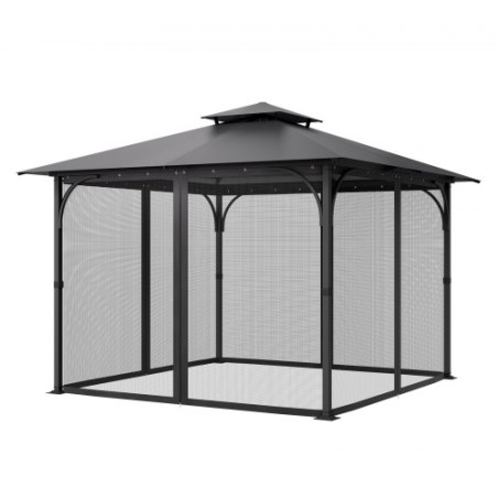 Replacement Mesh Gazebo Netting Screen for 10x10x 6.7 ft Patio, Net Only