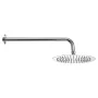 Shower Faucet Set, Rainfall Bathroom Shower System with 10-Inch (25.4cm) Round Rain Shower Head and Handheld Spray, Wall Mounted