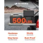 1 Pair Full Extension Drawer Slides 16 18 20 24 30 35 37.4 59 24 32 36 40 48 60 in, 500 lbs Load Capacity Locking Drawer Slides,