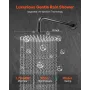 Shower Faucet Set, Rainfall Bathroom Shower System with 8-Inch (20.3cm) Round Rain Shower Head and Handheld Spray, Wall Mounted 