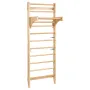 Swedish Ladder Wall Gym, 10-niveau massivt træ Indendørs Jungle