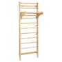 Swedish Ladder Wall Gym, 10-niveau massivt træ Indendørs Jungle