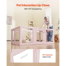 Hundevalseboks, 1,54x1x0,6 m plasthundevalsepen til mellemstore