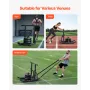 VEVOR Weight Sled, Steel Power Sled, Fitness Training Sleds for Athletic Exercise Speed Improvement, Workout Equipment with Adju