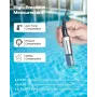 Dissolved Oxygen Meter, 0.0-20.0 mg/L Measurement Range, Portable Dissolved Oxygen Tester Kit with 4 m Electrode Cable, Membrane