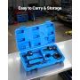 Power Steering Pump Pulley Puller/Installer Tool Set, Compatible with Ford, GM V6, and VW Vehicles, Pump Pulley Remover Installe