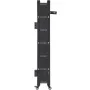 Single Folding Security Gate, Lockable Scissor Gate with 360° Swivel Casters, Outdoor Barricade Steel Retractable Gates, for Ent