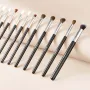 VEVOR 34-Piece Makeup Brush Set, Professional Brushes Kit for Foundation Blending Eyeshadow Concealer Blush - with Soft Bristles