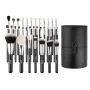 VEVOR 34-Piece Makeup Brush Set, Professional Brushes Kit for Foundation Blending Eyeshadow Concealer Blush - with Soft Bristles