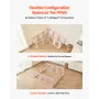 Hundevalseboks, 1,54x1,5x0,6 m, gennemsigtig plasthundevalsepen