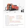 PCP luftkompressor, 4500PSI/30Mpa dykkerscubatank