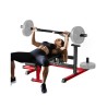 450 LBS Chest Press Machine Adjustable Bench Press Flat Incline Bench Gym