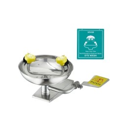 Eyewash Emergency Face Eye Washing Station Stainless Steel Wall-Mounted