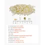 Fire Glass, 10 LBS / 4.5 KG High-Temperature Resistant Fireplace Rocks, 1/2-Inch / 12.7 mm Reflective & Smokeless Firepit Glass 