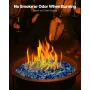 Fire Glass, 10 LBS / 4,5 KG Pejsesten, 1/2-tommer / 12,7 mm