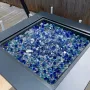 VEVOR Fire Glass, 10 LBS / 4.5 KG Fireplace Rocks, 1/2-Inch / 12.7 mm Reflective Firepit Glass Rock, High Luster & Smokeless Sto