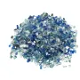 Fire Glass, 10 LBS / 4.5 KG Fireplace Rocks, 1/2-Inch / 12.7 mm Reflective Firepit Glass Rock, High Luster & Smokeless Stone Lan