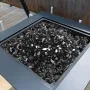 Brandglas, 20 LBS / 9,0 KG højtemperaturbestandige pejsesten